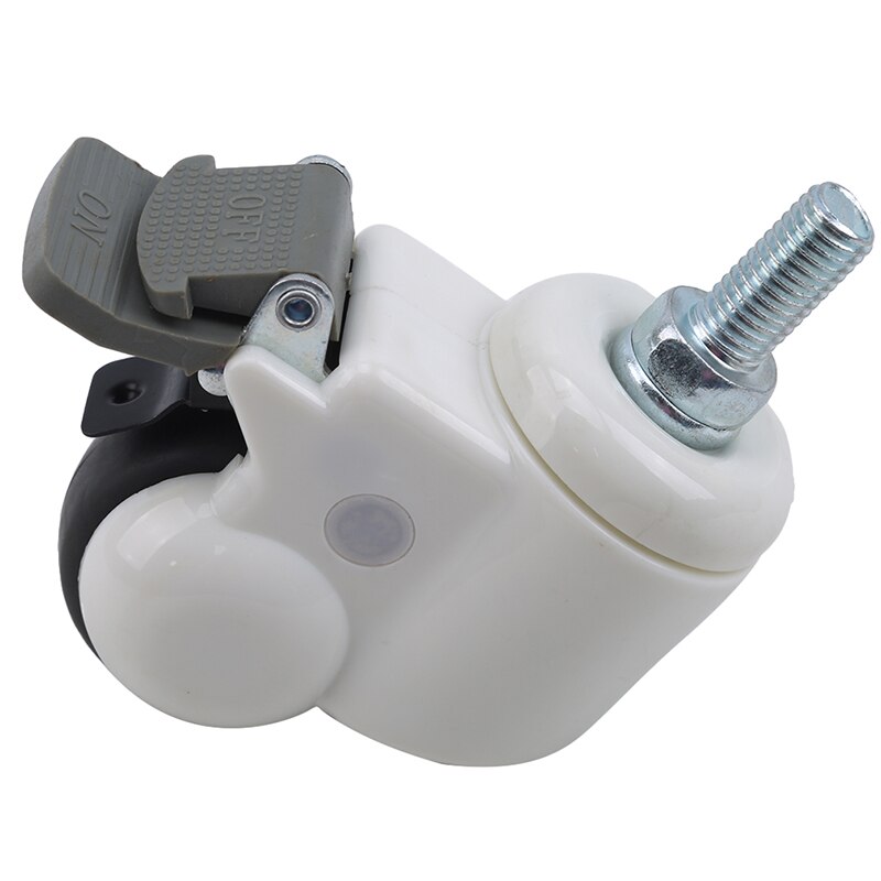 Office Chair 2 Inch Caster Wheels Swivel Polyurethane Caster Wheels Replacement Soft Safe Rollers Furniture Hardware