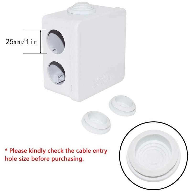 Two-in-three-out junction box ABS waterproof junction waterproof IP55 85*85*50 box box terminal box O8A8