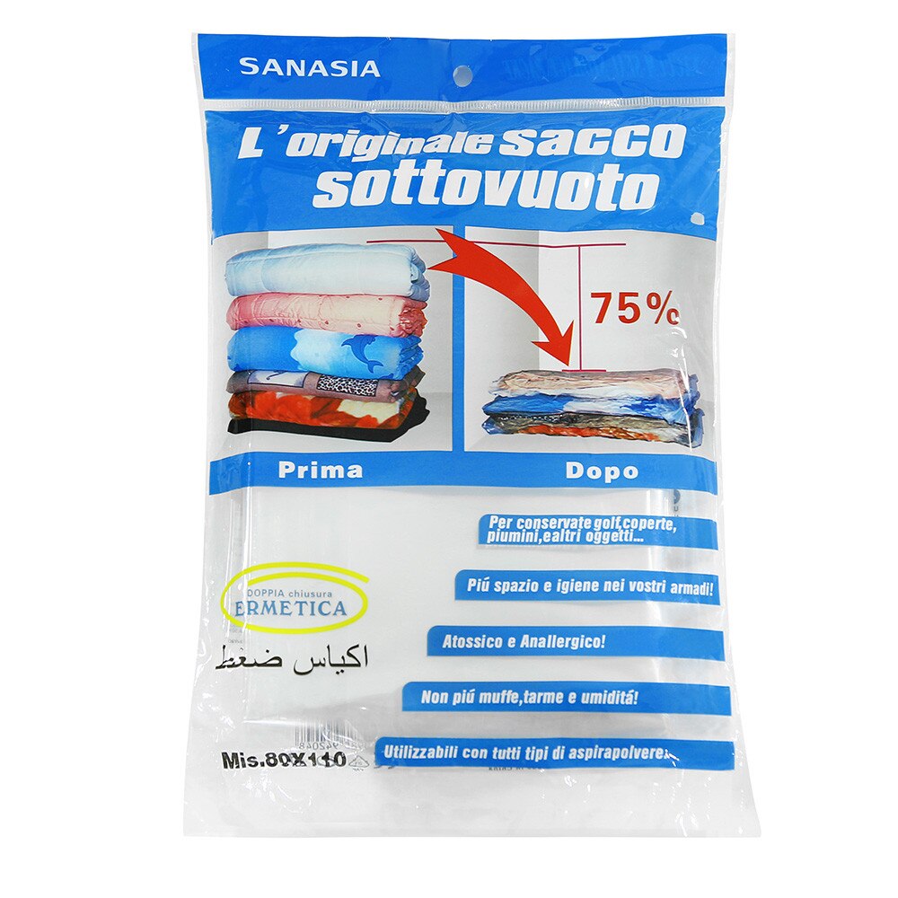 Space Saver Saving Storage Seal Vacuum Bags Compressed Organizer Bag Rack Hanger Storage Organizer W5