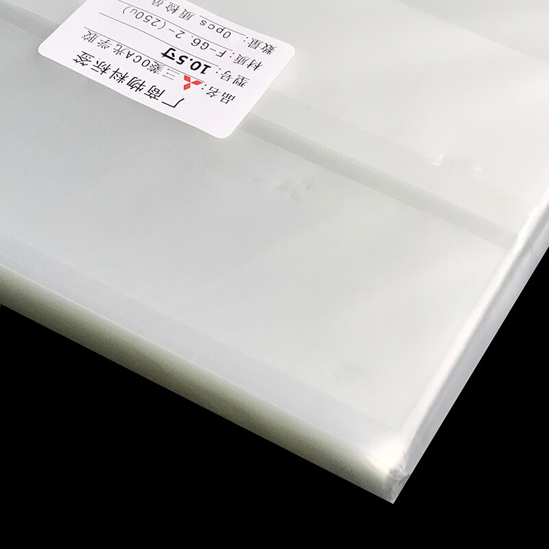 10pc 250um OCA Glue 7 8 9.7 10.1 11 12.9 15.6 inch OCA Optical Clear Adhesive Glue Phone & Tablet Glass Lens Film