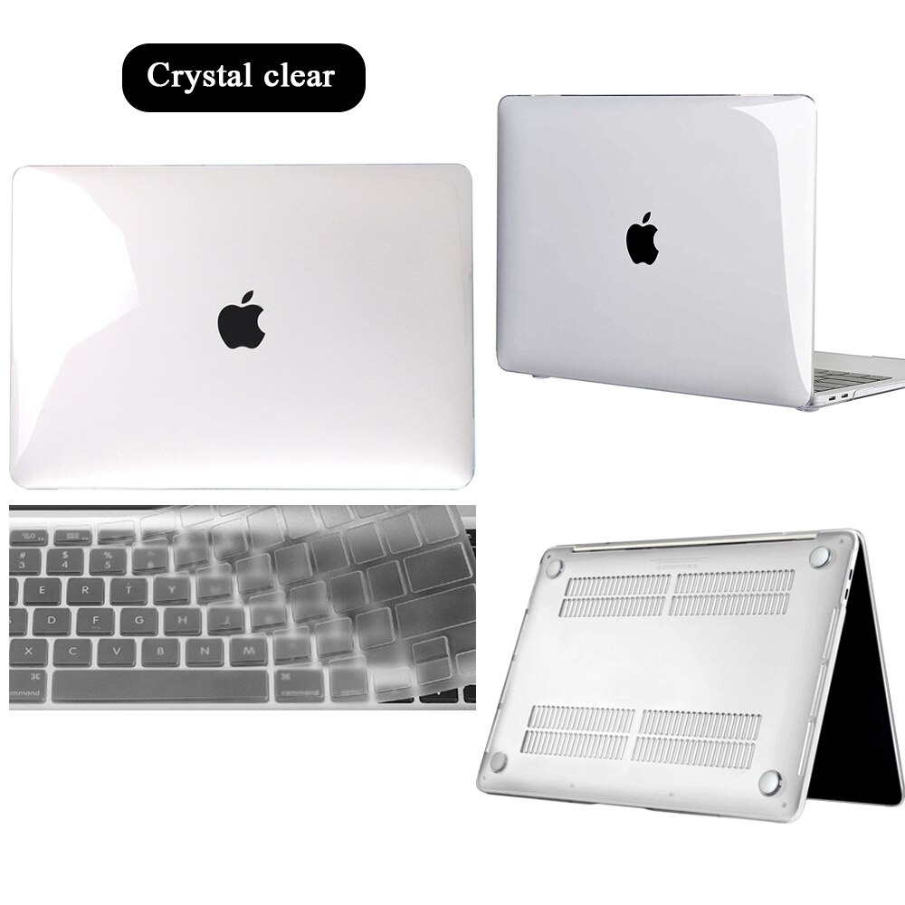 Twardy laptopa Shell skrzynki pokrywa dla Apple MacBook Pro 13/15/16 "/MacBook Air 11 /13" /Macbook 12" (A1534) /Macbook biały A1342