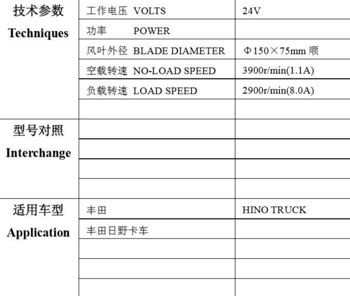 Automotive air conditioning blower motor / Electronic fan/motor / TRUCK blower motor