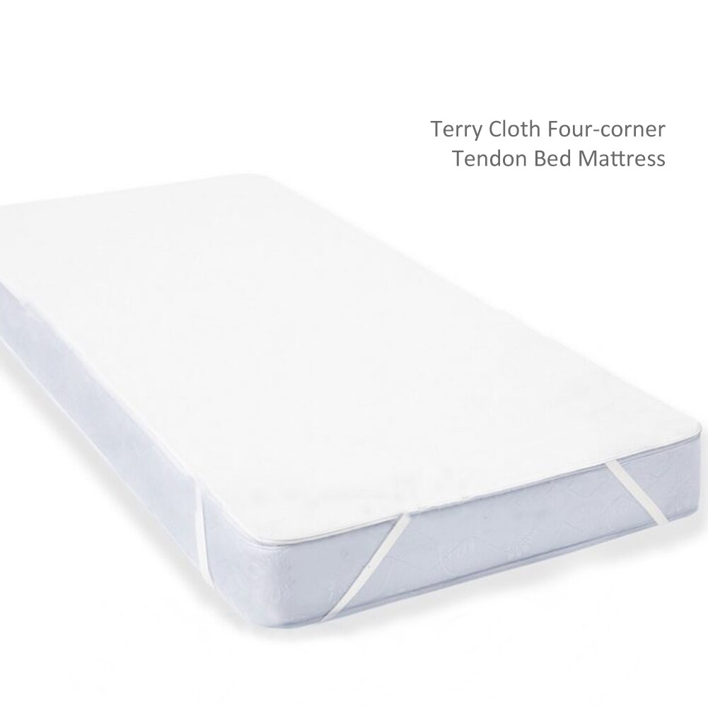 Terry Cloth Waterproof Bed Sheet For Mattress Pad &amp; Topper With Band Bed Protector Waterproof Mattress Protector