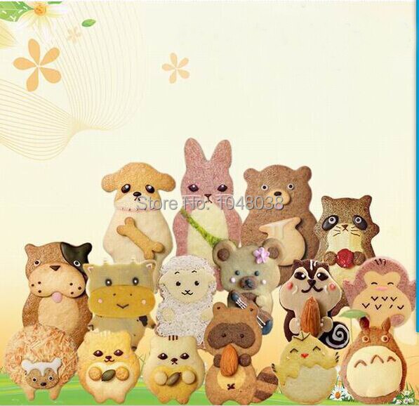 Cookies Cutter Biscuit Mold Set Baking Tools Sugarcraft Cutter Tools Animal Shaped DIY Cake Decorations