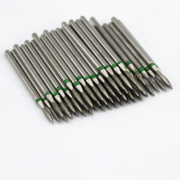 Ponceuse électrique pour ongles, jeu de mèches diamantées, fraise pour manucure, cuticules, accessoire pour Nail Art, 50pcs: SET19-44