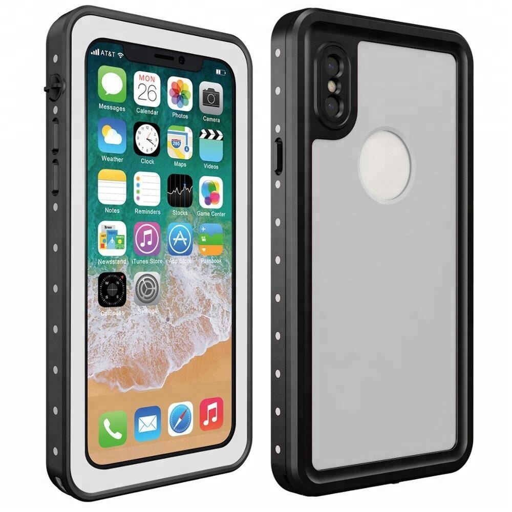 100% Snowproof Waterproof Cell Phone Case Cover For iPhone X Case Waterproof Underwater Protection Phone Cover
