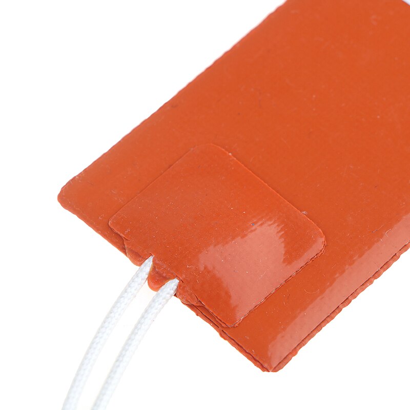 15W 12V Silicone Heater Pad Wire Heater Engine Block Oil Pan Heating Plate Mat