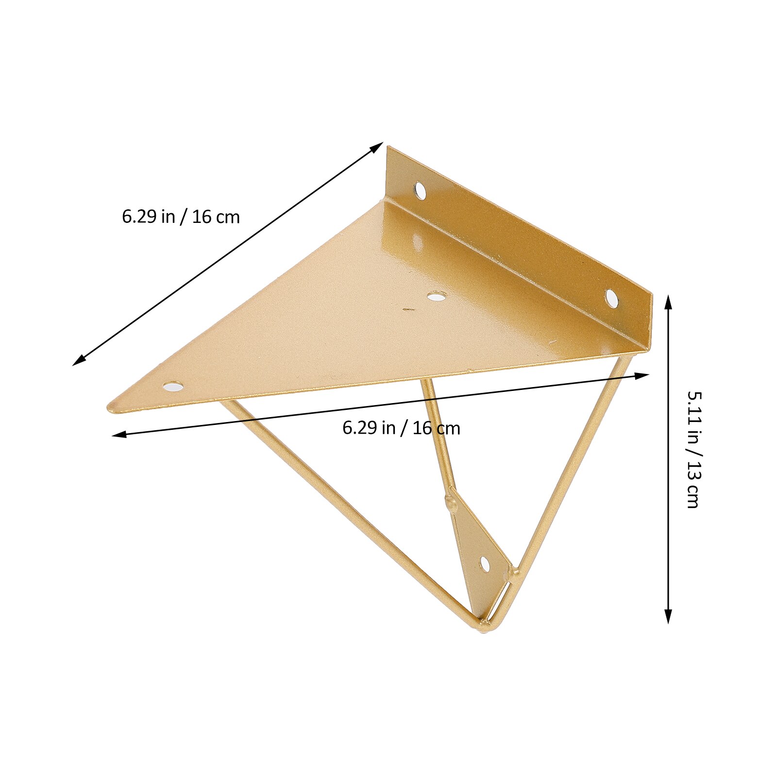 1 Set Shelf Triangle Bracket Shelf Bracket Triangle Iron Shelf Support
