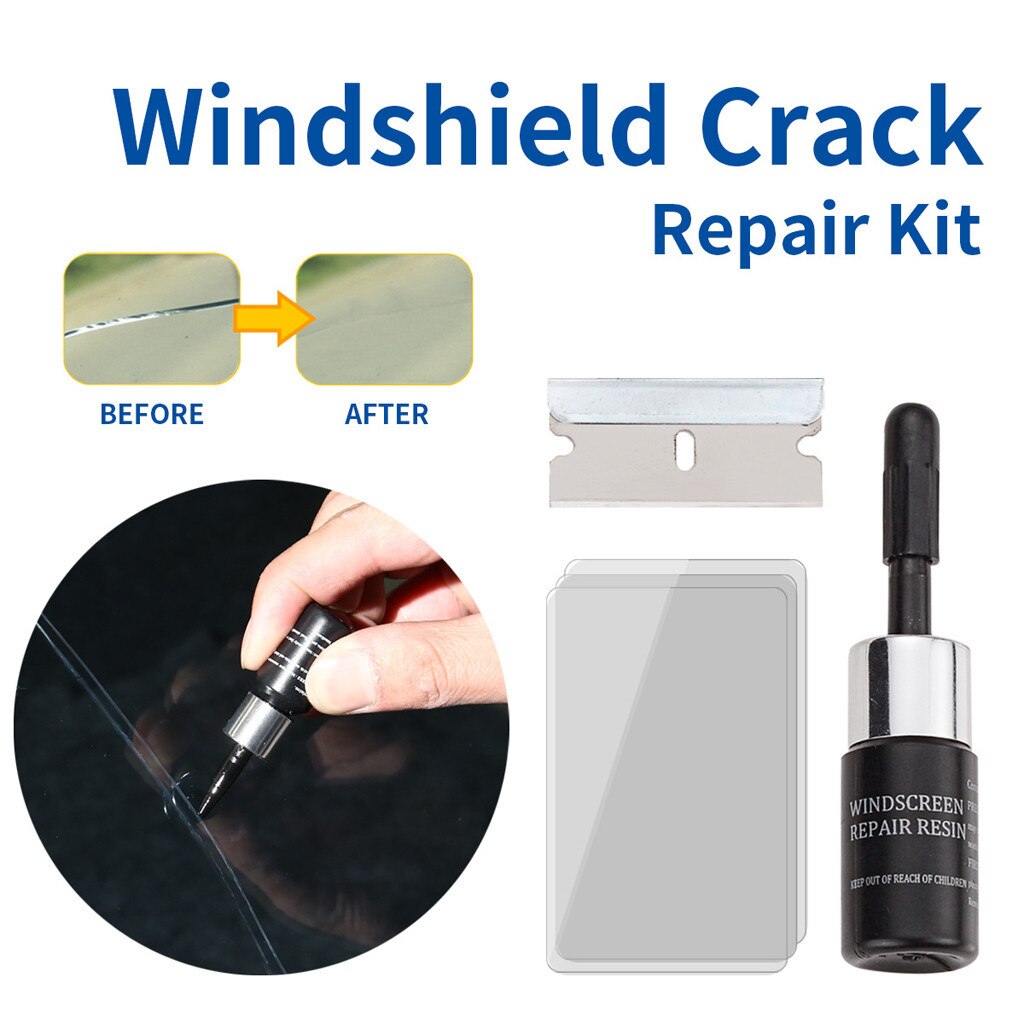 Auto Voorruit Reparatie Tool Diy Venster Reparatie Tool Automotive Glas Nano Reparatie Vloeistof Auto Vensterglas Crack Chip Repai Tool kit