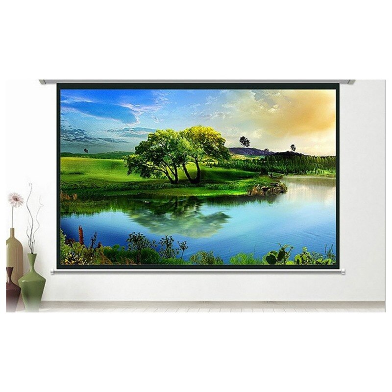 Computer Covers Projector Screen 120 Inch 16:9 HD Folding Indoor Outdoor Movie Screen Gaming Office Home Cinema Projector Screen