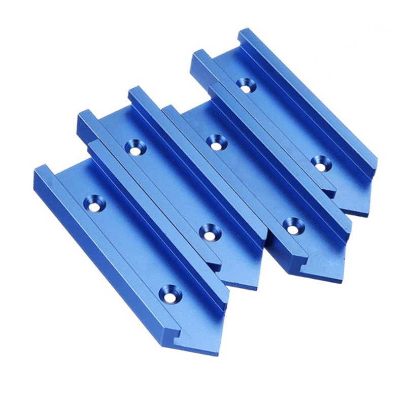 T-Track Intersection Kit Double Cut Profile Universal Cross T-track Connector with Predrilled Mounting Holes Woodworking Clamps