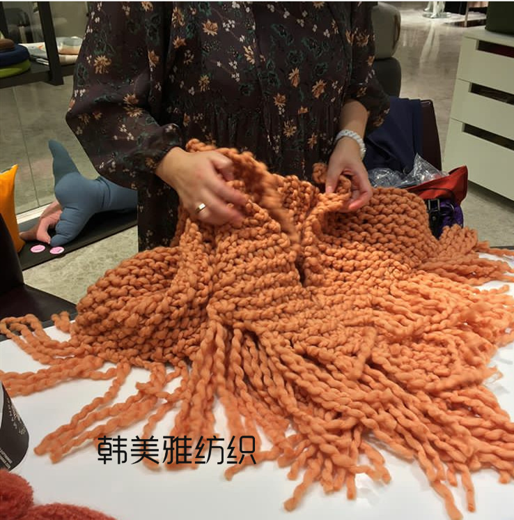 6mm 100G Thick Imitated Wool Needle Thick Woolen Thread Hand-knitted Woolen Blanket