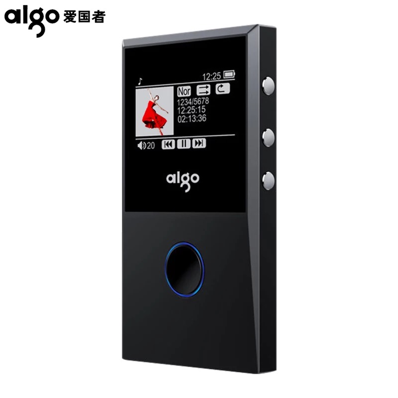Aigo 205 HiFI MP3 Player bluetooth FM Radio Recording E-Book Portable OTG Loseless Music Player Max 64GB Support