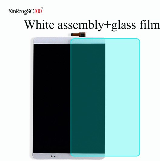 8 inch For Huawei Mediapad M2 8.0 LCD M2-801L LCD Display M2-801 M2-801W M2-803L tablet Matrix Touch Screen panel digitizer: white assembly film