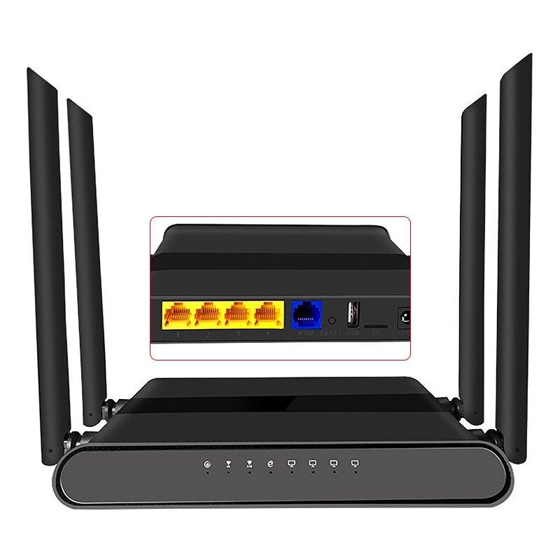 wir5126 Drahtlose Wifi Router, Heimat ligent Dual-Band Gigabit Router, Unterstützung Offenen kabellos Wifi Router