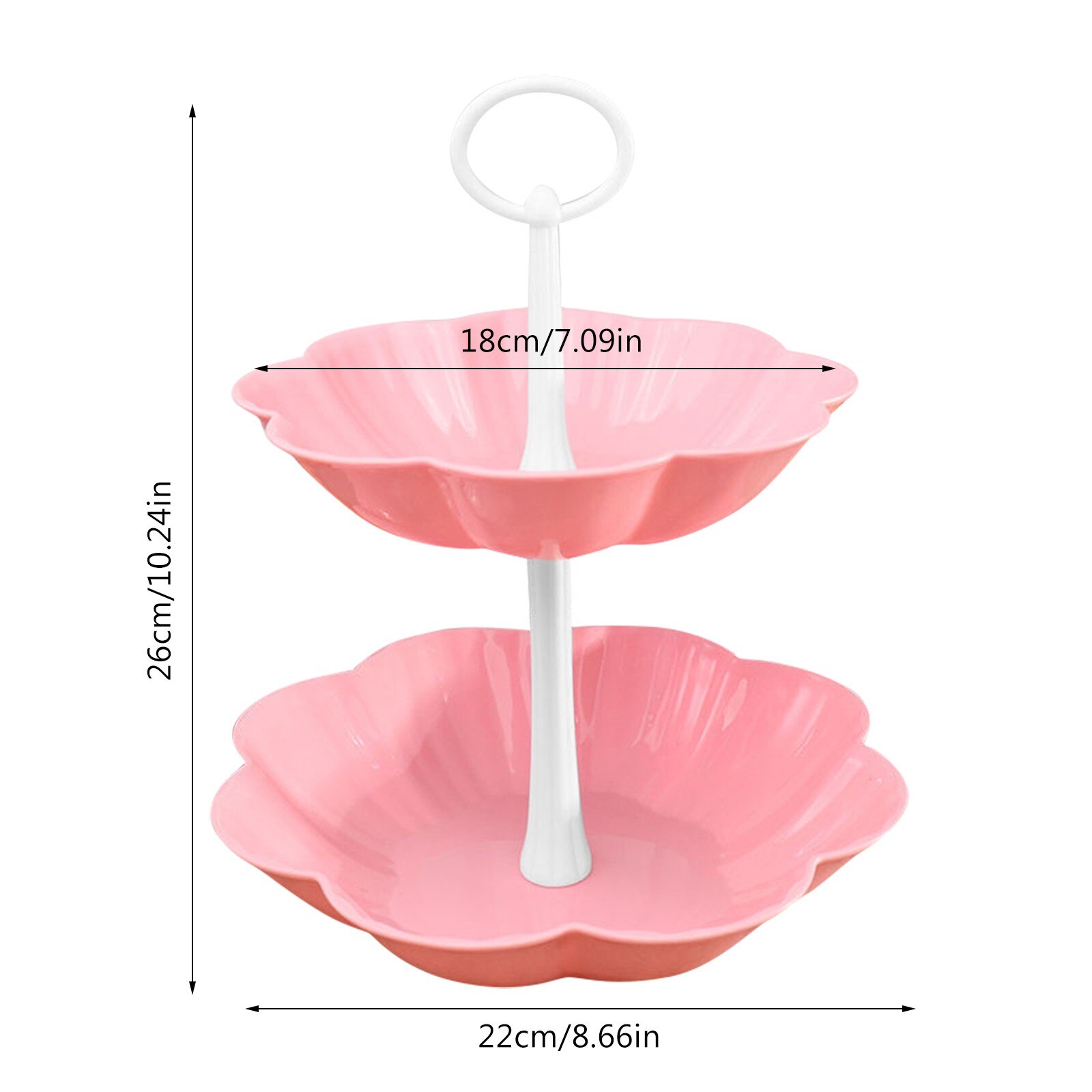 Afneembare Cake Stand Europese Stijl 2 Tier Gebak Cupcake Fruitschaal Serveren Dessert Houder Wedding Party Home Decor