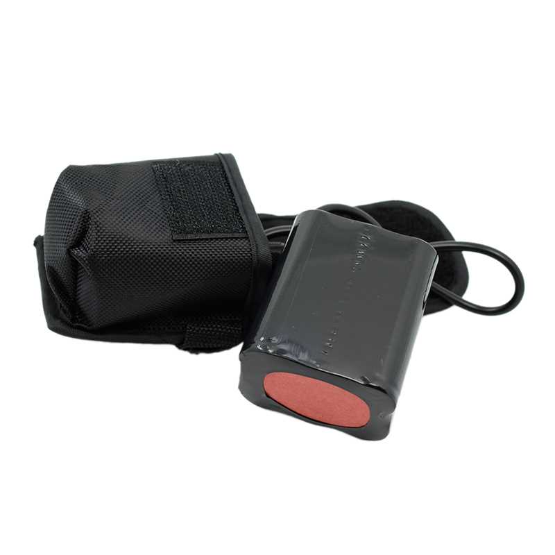 Rechargeable 8.4V DC 9600mAh Battery Pack 6x18650 Battery with Threaded Connector for Bicycle Light Bike Headlight MTB Head Lamp