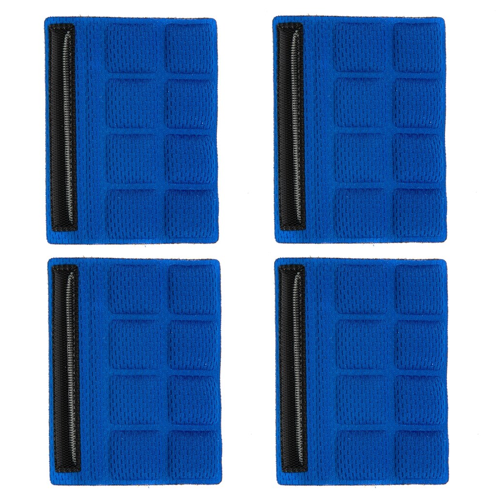 Helm Kin Pads Foam Pads Set Kinband Padding Vervangingen Universele Nylon Voor Cycling Bike Motorhelm: Blue 4pcs
