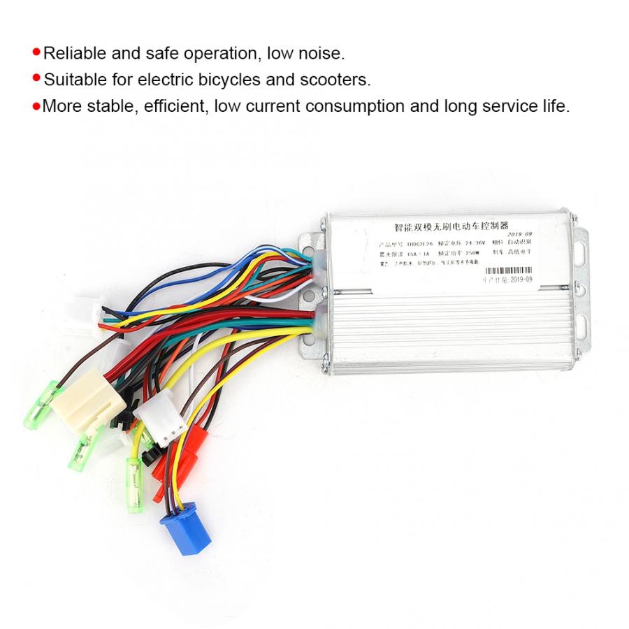 24 V/36 V 250W Borstelloze Controller Motor voor Elektrische Fiets Scooter Motor Motor Universele Borstelloze Controller