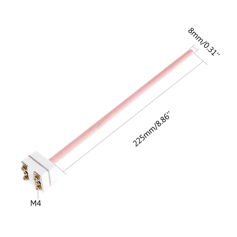 Wrp -100 s- type platina rhodium thermokoppel 225mm temperatuursensor sondekop