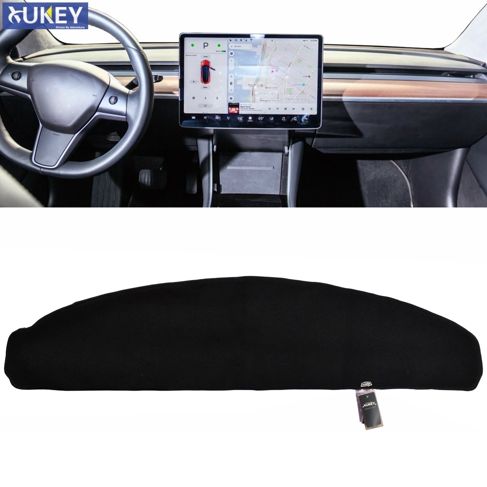 Xukey Dash Mat Dashmat Dashboard Cover Dash Cover Voor Tesla Model3 Model 3 -