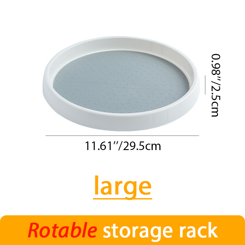 Organizador de especias giratorio de 2 niveles y 10 ", estante giratorio para condimentos para despensa, armario, encimera de cocina, organización superior de mesa: Verde claro