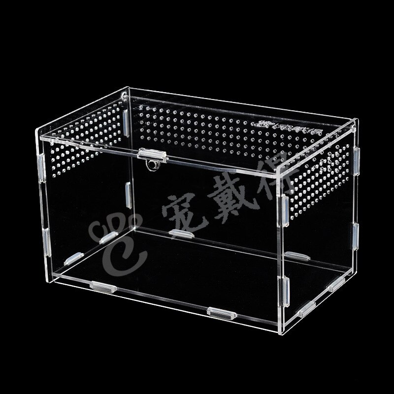 Woestijn Reptiel Terrarium Starter Gemonteerd Acryl Terrarium Kruipen Huisdier Spider Gekko Schorpioen Heremietkreeft Terrarium Pet Supply