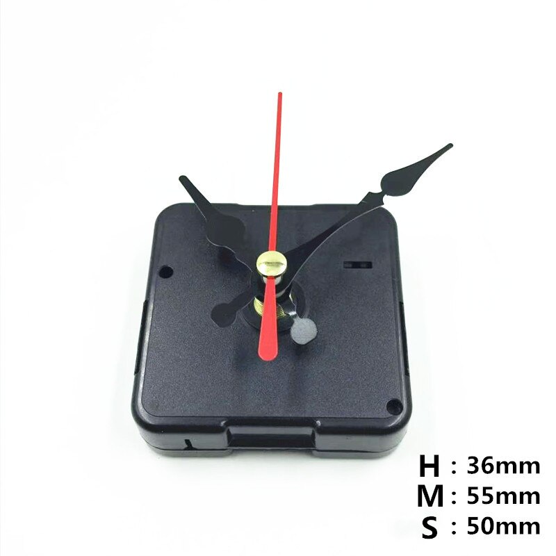 Quartz Clock Repair Movement +Hands For DIY Silent Large Wall Clock Repair Clock Mechanism Parts 1 Set: S
