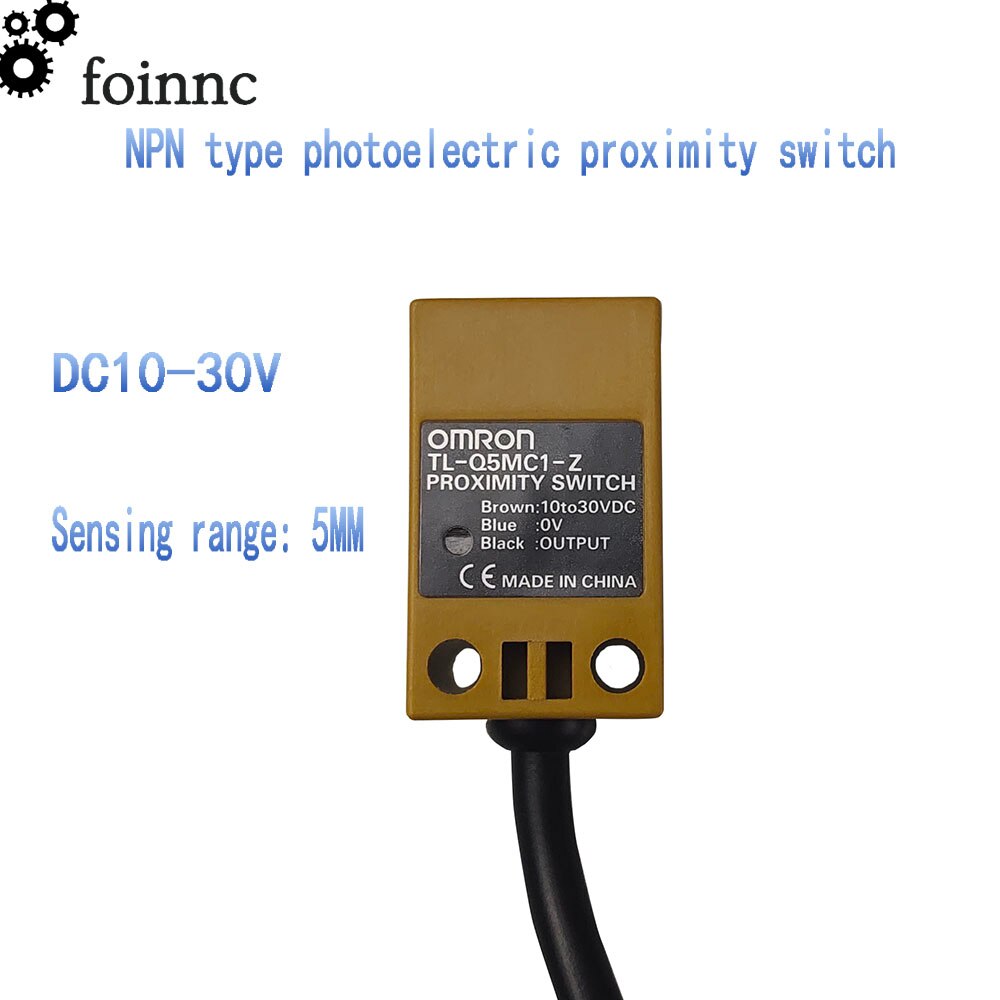 NPN photoelectric sensor switch Engraving machine limit origin switch Omron original authentic NPN proximity proximity switch