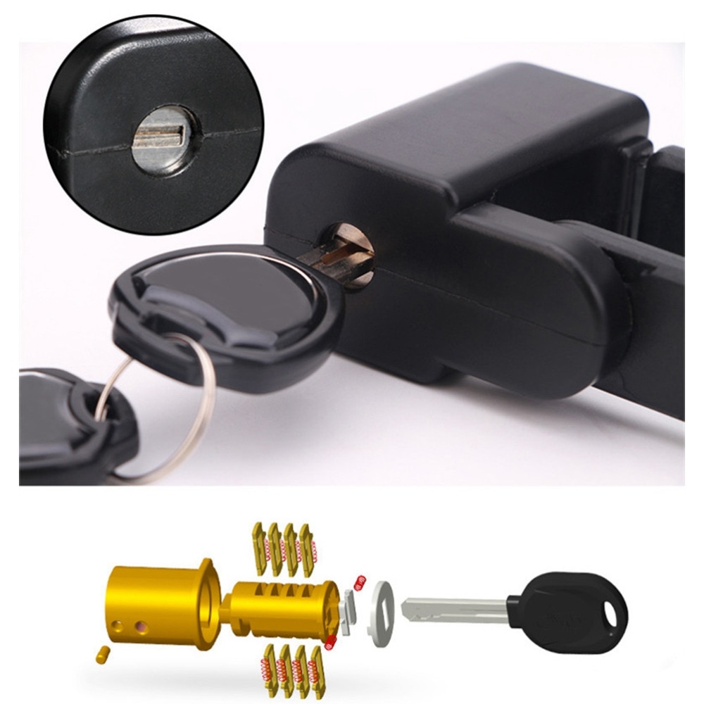 Universele Vouwfiets Lock Steel Fietsslot Beveiligingskabelslot Anti-Diefstal Combinatie Rijden Tool Voor Mountainbike