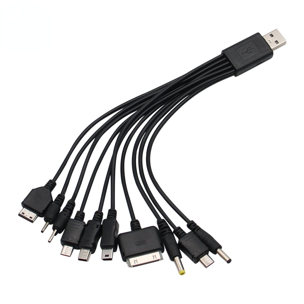 Câble Micro USB 10 en 1 pour chargeur multiple, 1 pièce, cordon pour téléphone portable, LG KG90, SAMSUNG, Sony,