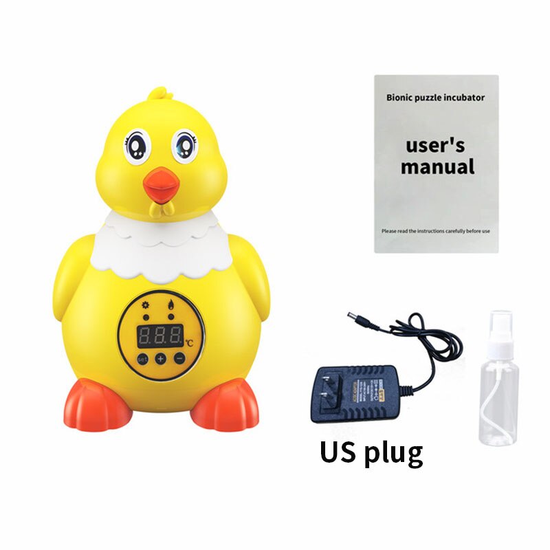 Brooder Chicken Newest Farm Hatchery Incubator Brooder Machine 6 Eggs Hatchers Chicken Automatic Eggs Incubator: US plug