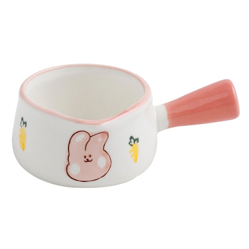 Ceramic Container Food Dipping Holder Pot Small Ceramic Dish: 9.8x6cm