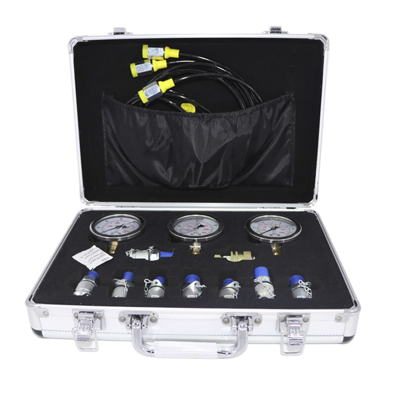 Hydraulic tester measuring instrument oil pressure gauge precision pressure gauge portable excavator