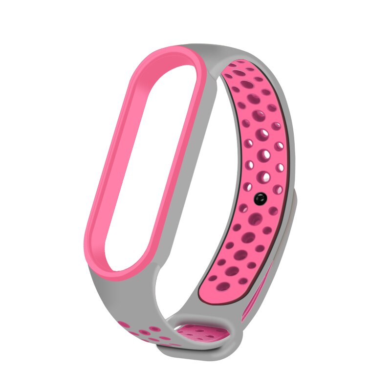 Pulseira para mi band 5, pulseira de relógio inteligente anti-suor para esportes correia de silicone,: G