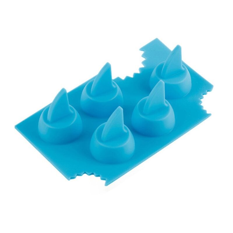 3D aileron de requin forme Silicone glaçon Cool congélation moule plateau fabricant de crème glacée Popsicle yaourt moule facile à utiliser Gadget disponible