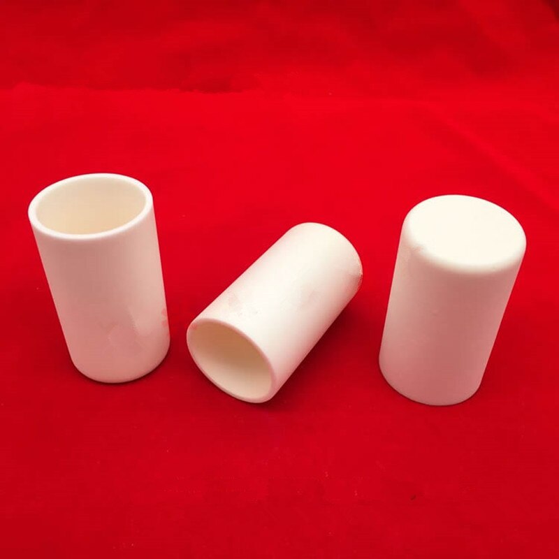99.5% Cylindrical corundum crucible/Alumina ceramic crucible/ 60ml/40x70mm/ 50x50mm/sintered ceramic crucibl