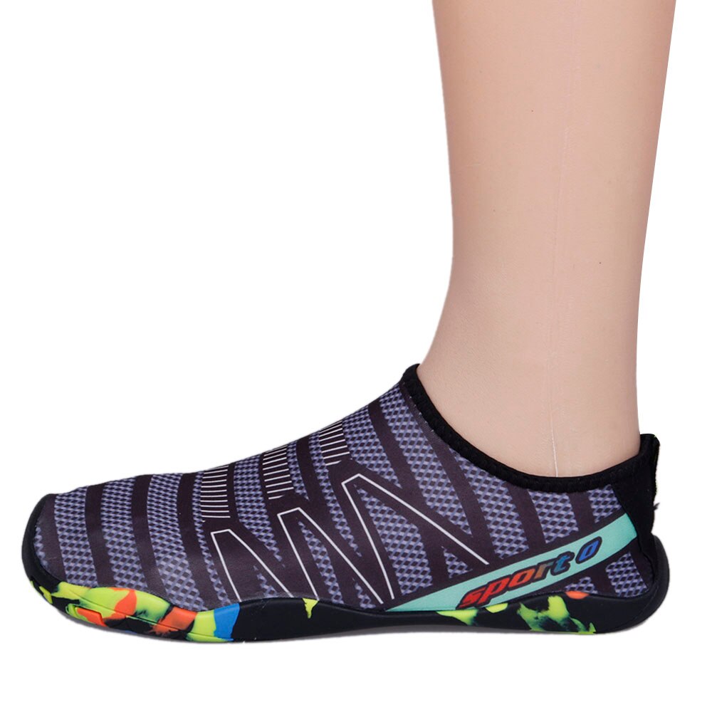 Unisex Sneakers Zwemmen Schoenen Water Sport Aqua Zee Strand Surfen Slippers Upstream Licht Sportschoenen Voor Mannen Vrouwen: Gray / 43