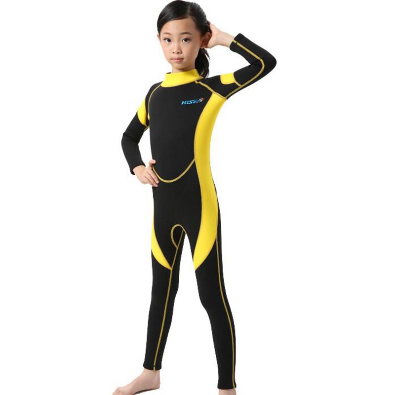 Traje De Neopreno De 2,5 Mm Para Niños, Traje De Baño Térmico Para