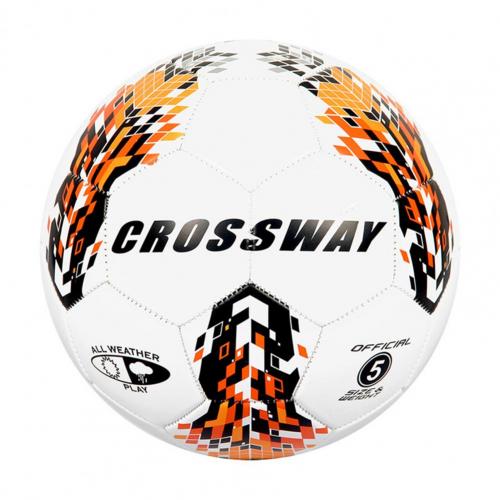 Kreuzung FußBall Hohe Elastizität Tragen-Beständig PVC Standard Größe 5 FußBall Regelmäßige Wettbewerb FußBall Ball für FußBall Spiel: Orange