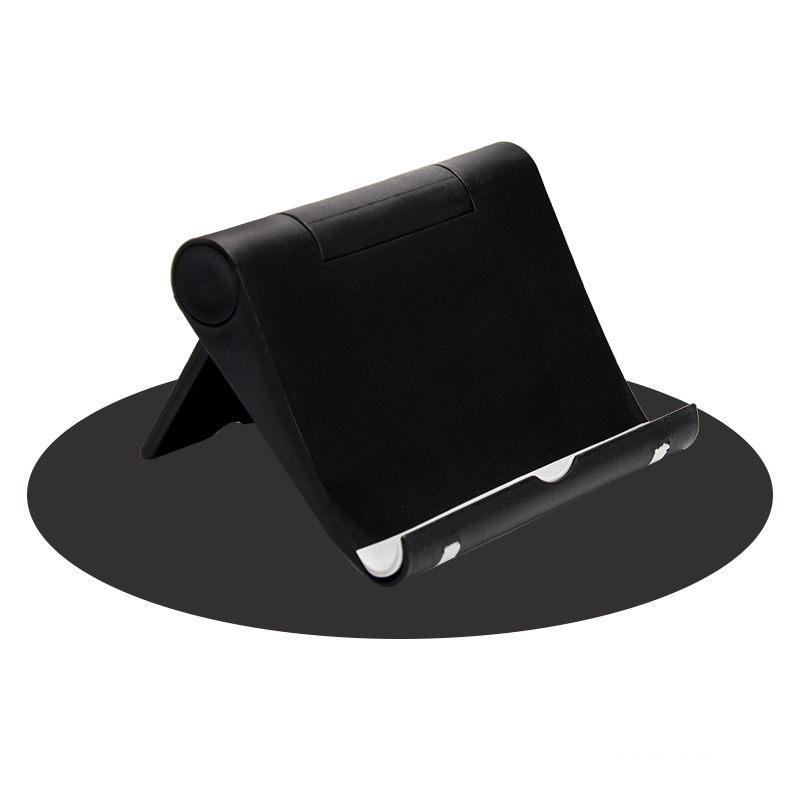 Draagbare Universele Tablet Houder Voor iPad Voor iPhone Houder Tablet Stand Mount Verstelbare Bureau Ondersteuning Flexibele Telefoon Stand: Black