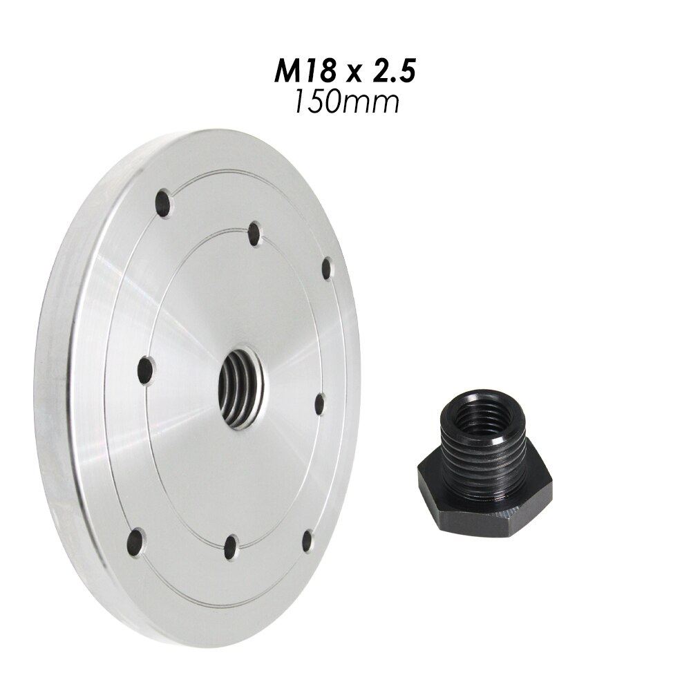 Wood Lathe Chuck Face Plate M33 x3.5mm 1" /8TPI M18 -2.5mm Thread Flange Faceplate Woodworking Turning Tools Accessories: 150mm M18X2.5