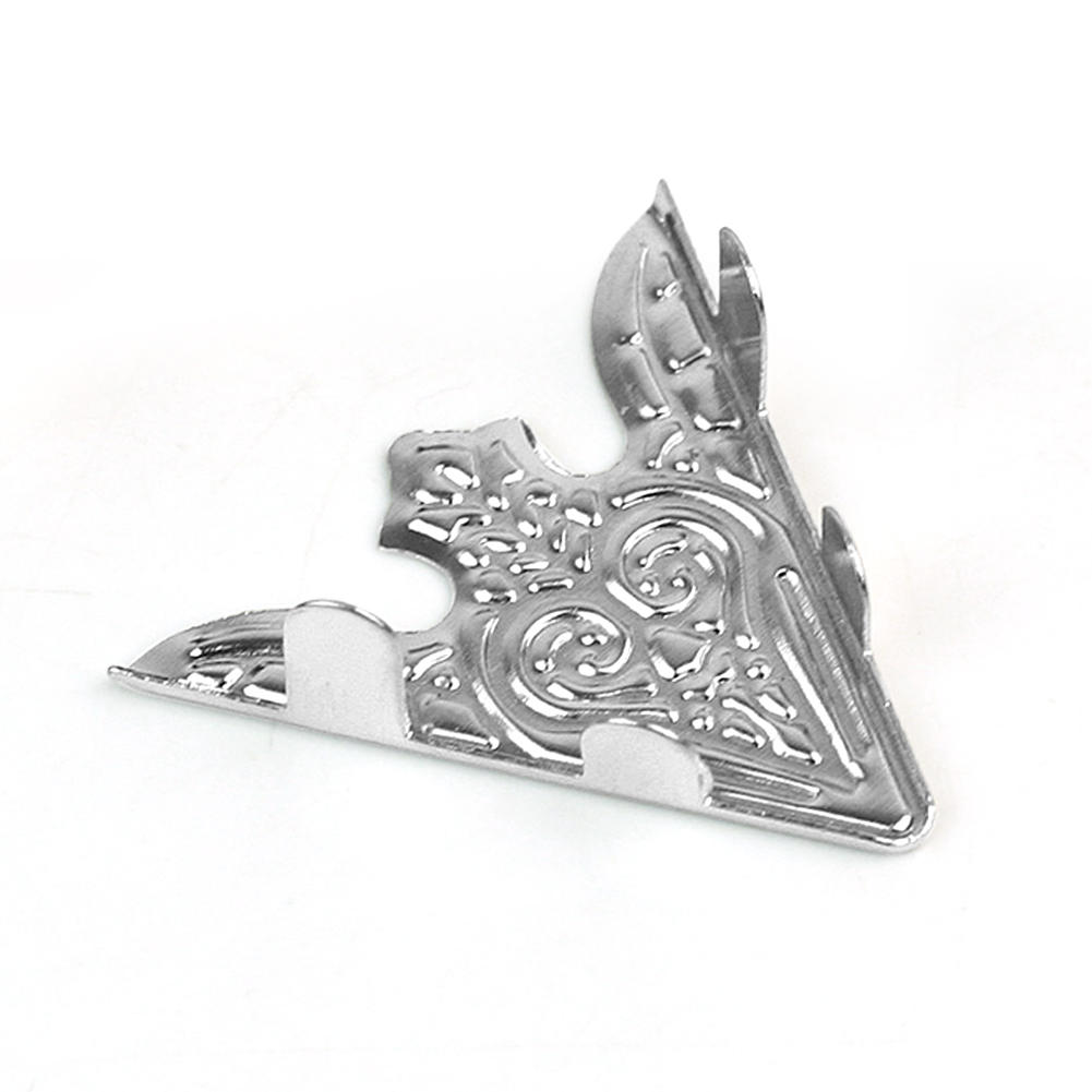 2 Pairs Shirt Collar Clip Retro Antiqued Punk Metallic Light Gold White Blouse Shirt Metal Pointed Collar Clips Wing Tips