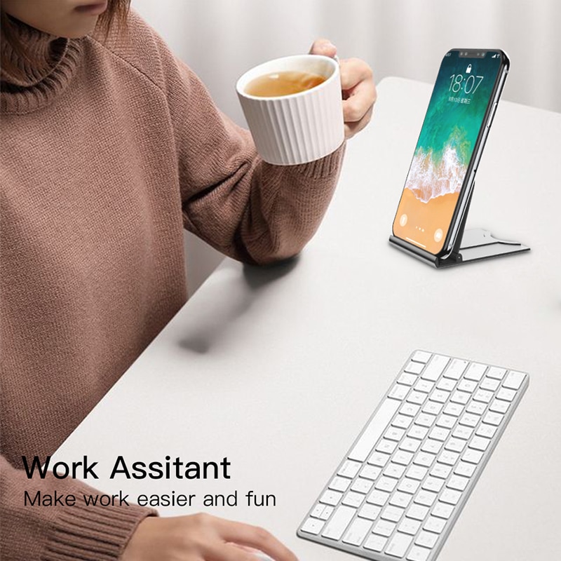 ! ACCEZZ Universal Telefon Halter Stehen Für IPhone 11 X Samsung Huawei Smartphone Handy-Desktop Halterung Unterstützung Tablet