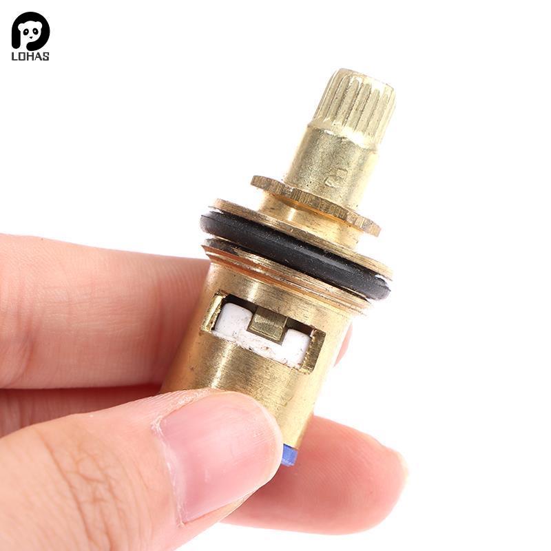 Universal Replacement Tap Valves Brass Ceramic Disc Cartridge Inner Faucet Valve for Bathroom, Clockwise or Anti-clockwise