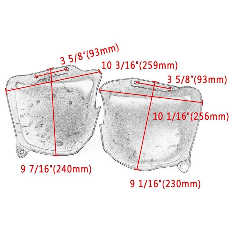 Motorcycle Battery Cover Left Right Side Fairing Battery Covers for Triumph Bonneville T100 SE Thruxton 900 Scrambler Moto