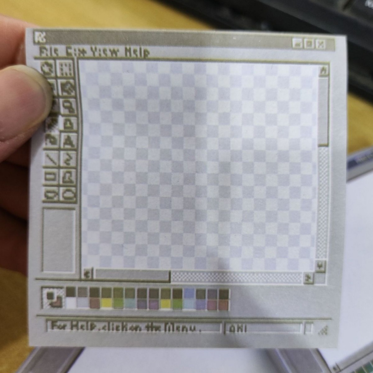 50-pagina retro computer tekengereedschappen patroon notitieblok klassiek , minimalistisch kleurenschema back-to-school seizoen notitieblok