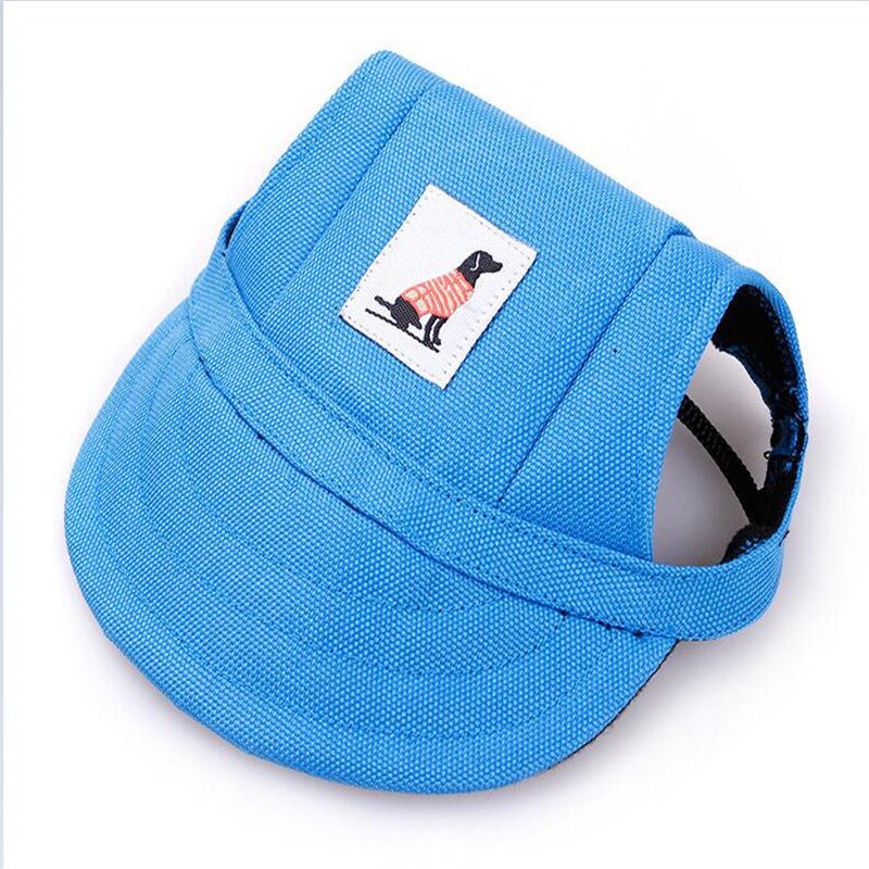 Gestreepte Camouflage Bloemen Hond Cap Pet Accessoires Kat Puppy Decoratie Honden Hoed Voor Hond Piek Cap S/M 8 ontwerpen Pet Caps: Blue / S
