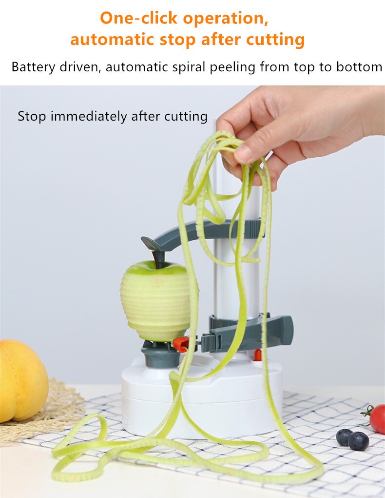 Automatische Elektrische Schälmaschine Obst Und Gemüse Schäler (Nicht Inklusive Batterie) Kartoffel Peeling Werkzeug