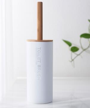 Bathroom Accessories Toilet Brush Soap Dish Dispenser Bamboo Toothbrush Holder: E Toilet brush